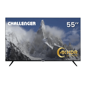 Televisor LED 55 Pulgadas Smart UHD 55BO67 BT Android TV T2 Challenger Negro