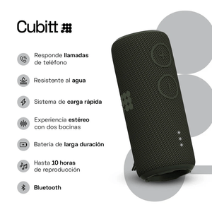 Bocina Portátil Power Plus Resistente Al Agua