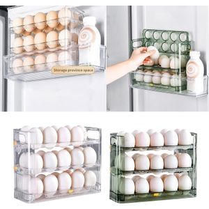 Organizador Huevos Estante Almacenamiento x30 Acrilico