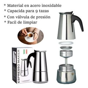 Cafetera Express En Acero Inoxidable 9 Tazas