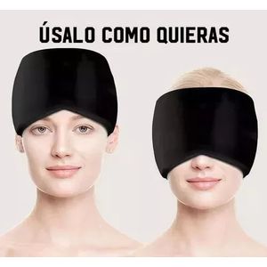 Gorro Para Migraña Alivio Dolor De Cabeza Compresa De Gel Frío