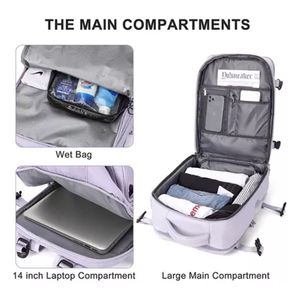 Maleta Equipaje Mano Para Viaje Multifuncional Grande Morada