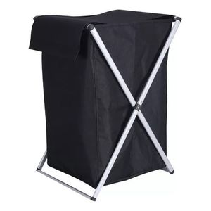 Cesto Canasta De Ropa Sucia Organizador Lavanderia Negro