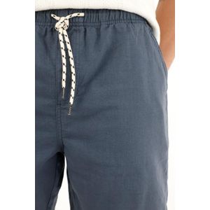 Bermuda azul de silueta tradicional para hombre