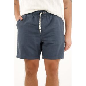 Bermuda azul de silueta tradicional para hombre