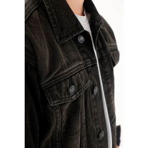 Chaqueta Trucker negra para niño