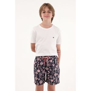 Pantaloneta de baño con estampado playero para niño
