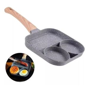 Sarten Antiadherente 3 Divisiones Huevos Arepas Carnes