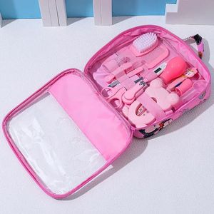 Kit Aseo Bebe Con Estuche 13 Piezas Rosa