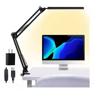 Lampara Led De Escritorio Moderna Con Brazo Ajustable