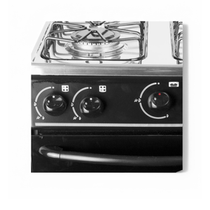 Estufa de Piso ABBA 4 Puestos Con Horno Gas Natural AT101-5 Negro