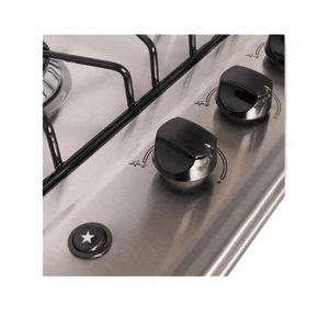 Estufa De Empotrar ABBA 59CM 4 Puestos Gas Natural CGPLNEEG Negro