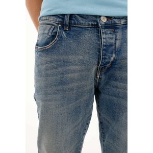 Jean Skinny tiro medio azul para hombre