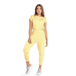 Enterizo Largo Mujer Amarillo Oro Atypical 4929