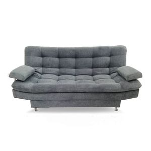 SOFA CAMA MOLTOCHIC CON BRAZOS LINO GRIS OSCURO