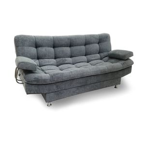 SOFA CAMA MOLTOCHIC CON BRAZOS LINO GRIS OSCURO