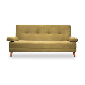SOFA CAMA FERRATI CON BRAZOS LINO BEIGE