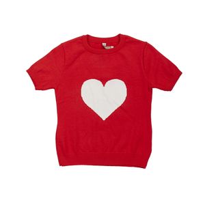 BLUSA DYABOO MUJER TF02289 ROJO BLANCO
