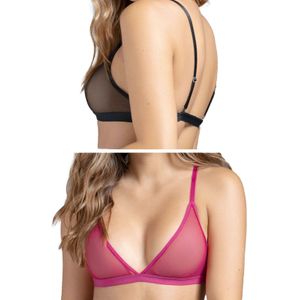 Bralette Paq X2 Mujer Multicolor Fi 32954