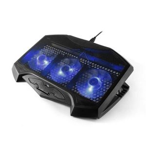 Base Refrigerante 3 Ventiladores Luz Led