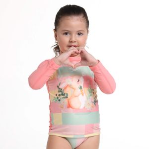 Camiseta Manga Larga Sunshine Bunny Blossom Bebé Femenina