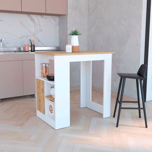 Isla de Cocina Stirling RTA Blanco Macadamia
