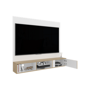 Panel TV 65'' Dassel 132X150X29 RTA Blanco Fresno