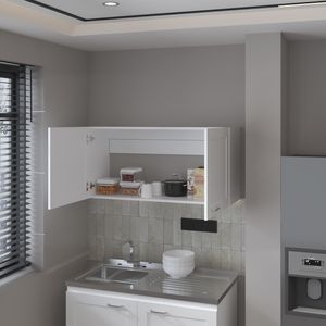 Gabinete de Pared Zurich 49x100x32 RTA Blanco ZF