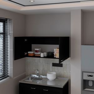 Gabinete de Pared Zurich 49x100x32 RTA Wengue ZF