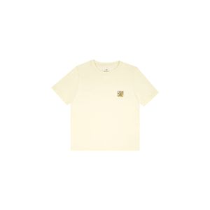 Camiseta básica estampada crudo para niño