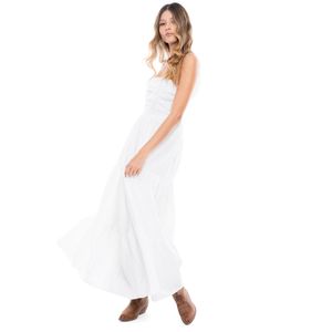 Maxi Vestido Tiras Drapeado
