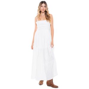 Maxi Vestido Tiras Drapeado