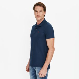 Polo Slim Color Azul oscuro Para Hombre