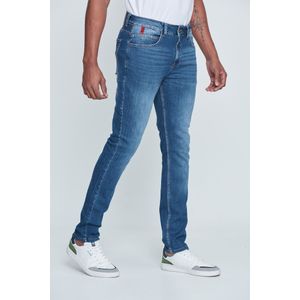 Jean Slim Para Hombre Color Azul Industry