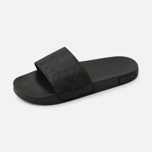Sandalias Tipo Pala Color Negro Para Hombre