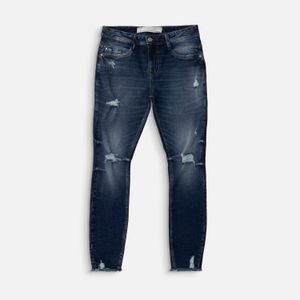 Jean Skinny Color Azul Oscuro Para Hombre