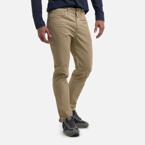 Pantalon 5 Bolsillos Color Beige Para Hombre