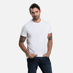 Camiseta Estampado Localizado Color Blanco Para Hombre