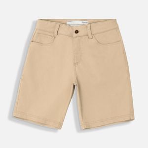 Bermuda 5 Bolsillos Color Beige Para Hombre
