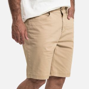 Bermuda 5 Bolsillos Color Beige Para Hombre