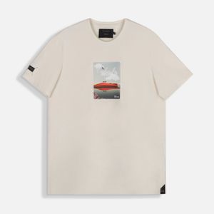 Camiseta Premium Manga Corta Color Whitecap Gray Para Hombre