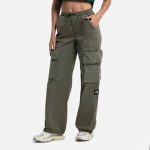 Pantalon Cargo Color Verde Ivy Para Mujer