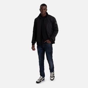 Chaqueta Acolchada Color Negro Para Hombre
