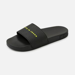 Sandalias Tipo Pala Color Negro Para Hombre