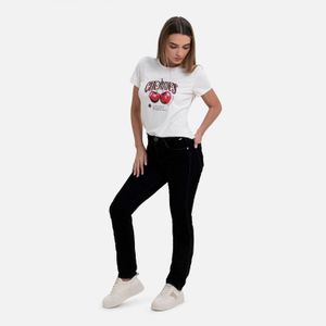 Jean Slim Color Azul Oscuro Para Mujer