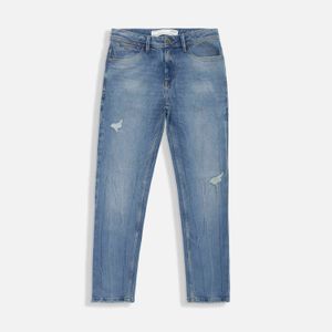 Jean Slim Color Azul Claro Para Hombre
