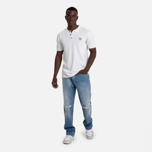 Polo Manga Corta Color Ivory Para Hombre