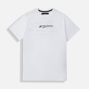 Camiseta Estampado Localizado Color Blanco Para Hombre