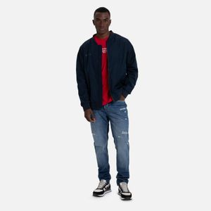 Chaqueta Bomber Color Azul Oscuro Para Hombre
