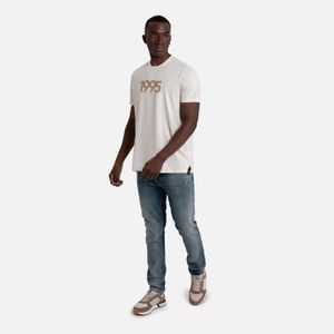 Camiseta Premium Manga Corta Color Whitecap Gray Para Hombre